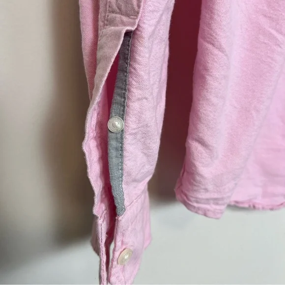 American Eagle Outfitters Pink Button-Down Shirt Size Large - Picture 4 of 10